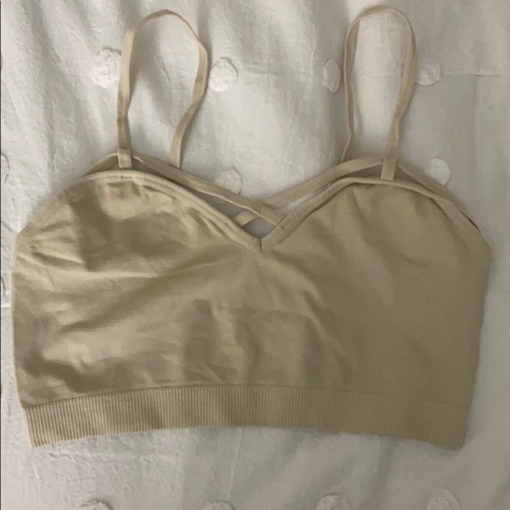 nude bralette